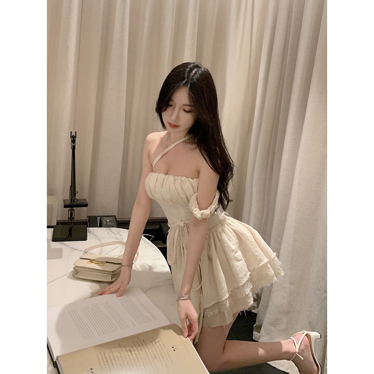Jane Đầm dự tiệc xòe  cổ tích Vintage ngọt ngào ảnh thật cuối