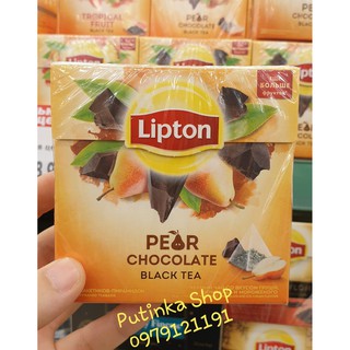 [Hàng có sẵn] Trà đen Lipton Nga nhiều vị (hộp 20 túi nhỏ)