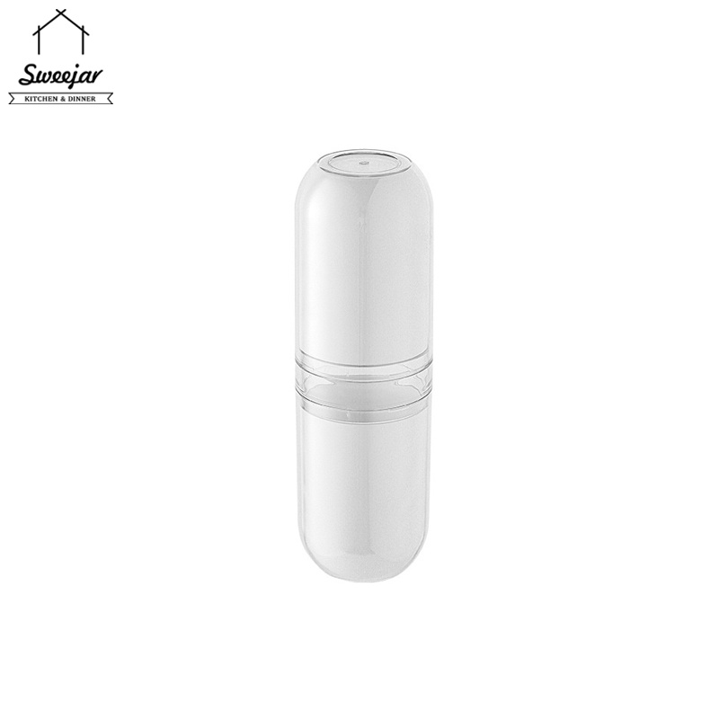2/4 Cốc SWEEJAR có thể sử dụng làm hộp đựng bàn chải và kem đánh răng nhỏ gọn dễ mang theo