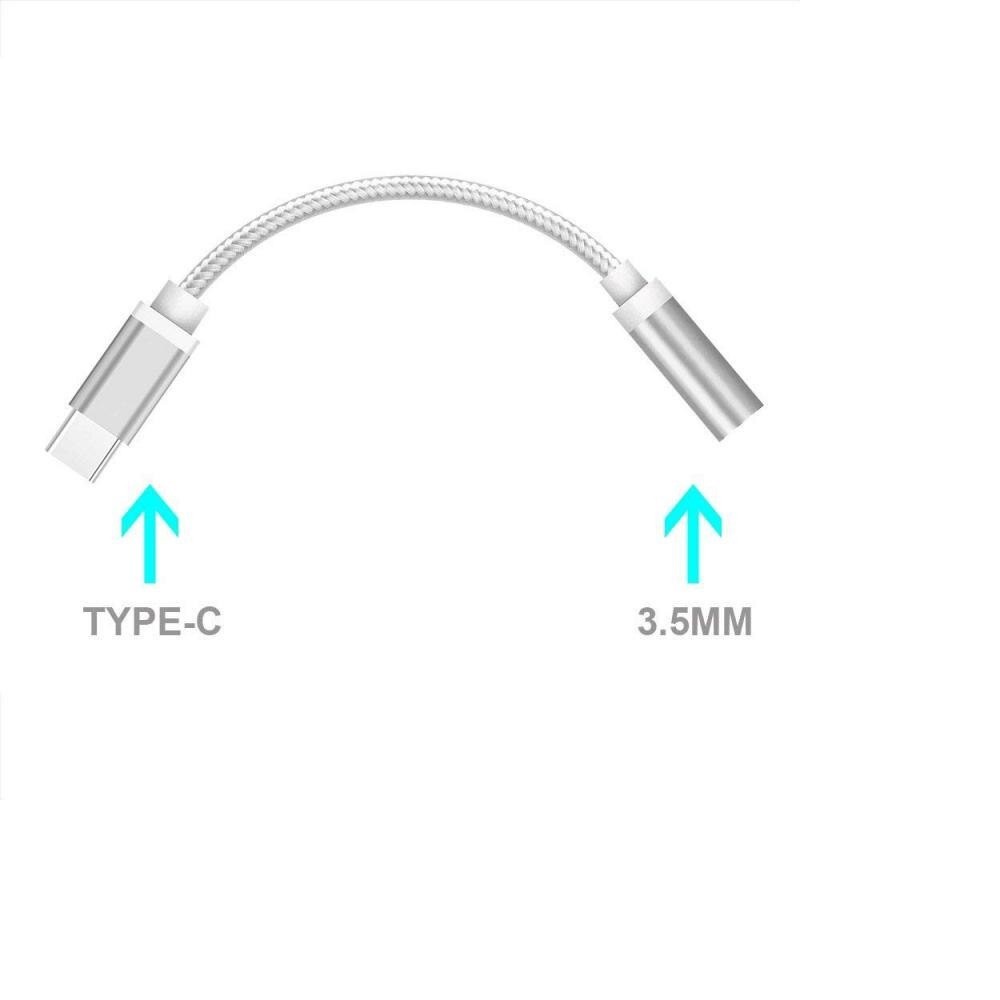 Cáp Chuyển Đổi Type-C Sang 3.5mm - Cáp chuyển đổi âm thanh tai nghe USB 3.1 Type-C sang 3.5mm