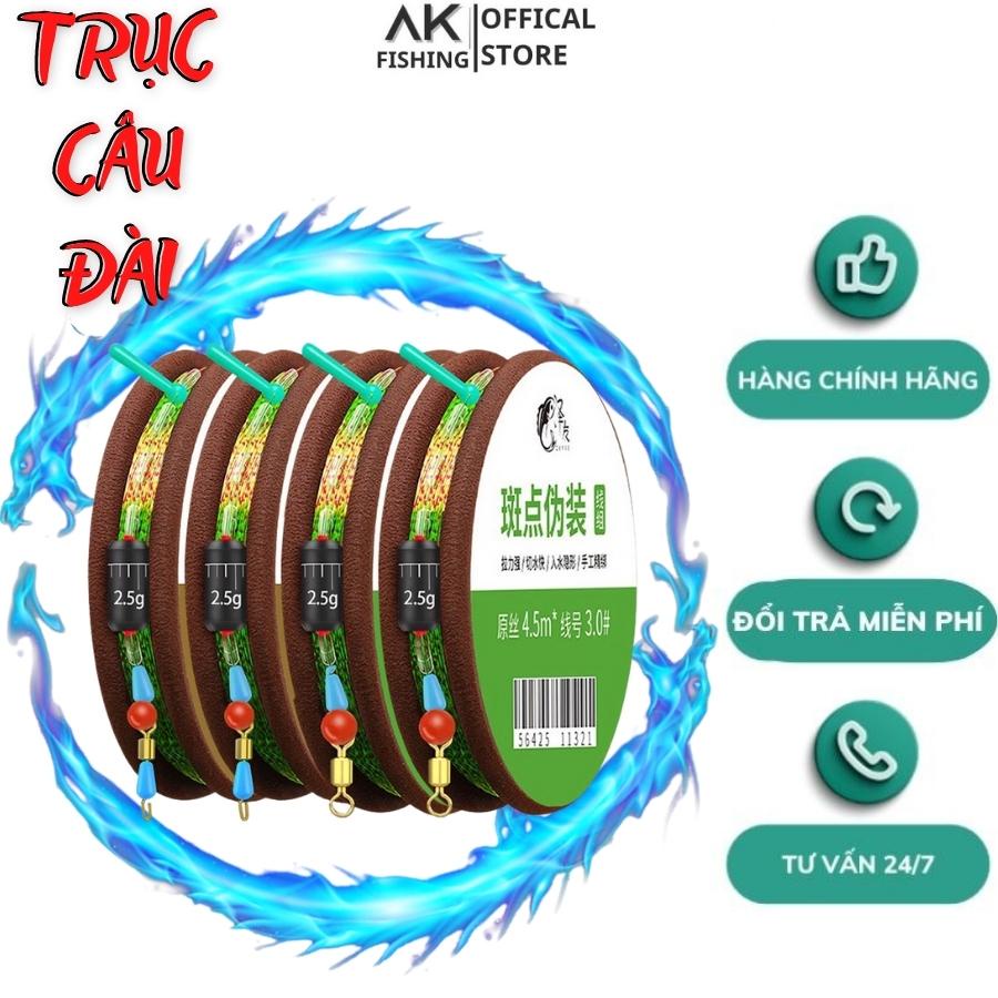 Dây trục câu đài buộc sẵn tàng DC-4 hình cước dù thích hợp câu đơn đài chất lượng giá rẻ thẻo câu cá đa năng