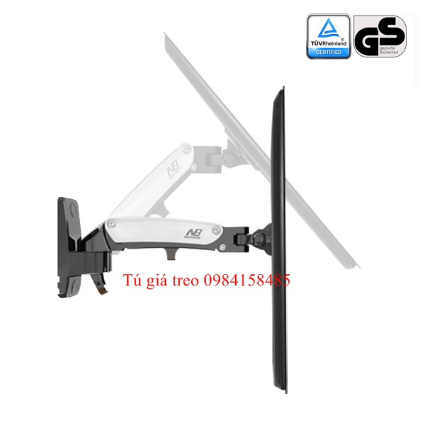 Giá treo tivi tường F120 có thể nâng lên hạ xuống được 17-27 inch