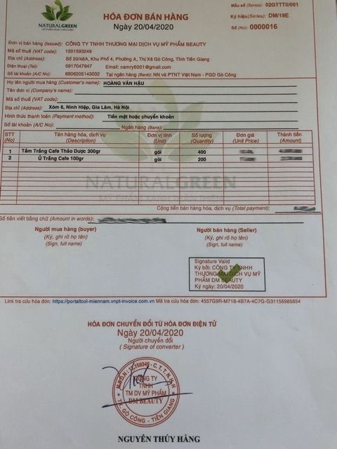 Ủ Trắng Cà Phê 300g Mẫu mới (Chính Hãng) | BigBuy360 - bigbuy360.vn