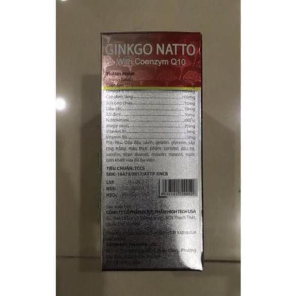 HOẠT HUYẾT DƯỠNG NÃO BRAIN GINKGO NATTO.