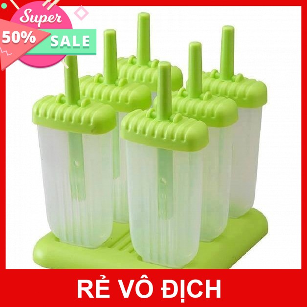 [Hot]-Khuôn làm kem 6 que cao cấp