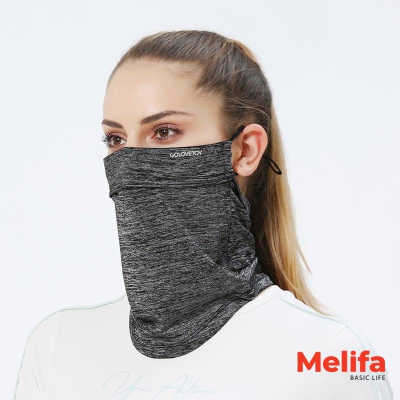 Khẩu trang chống nắng nam nữ nhiều màu trùm cổ vai , chống tia UV UPF50+ chất cotton lụa  mã K0148 | BigBuy360 - bigbuy360.vn