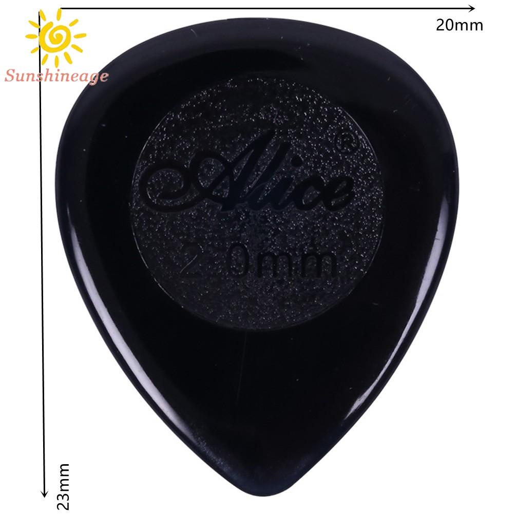 6pcs Alice Stubby Guitar Picks Plectrums Small Stubbies 1mm 2mm 3mm 23*20MM