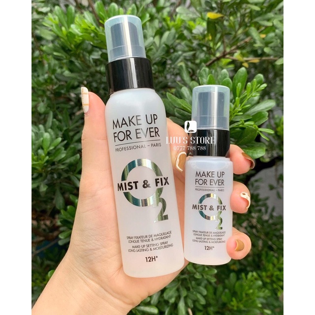 Xịt Khoáng Make Up Forever Mist &amp; Fix 100ml và 30ml