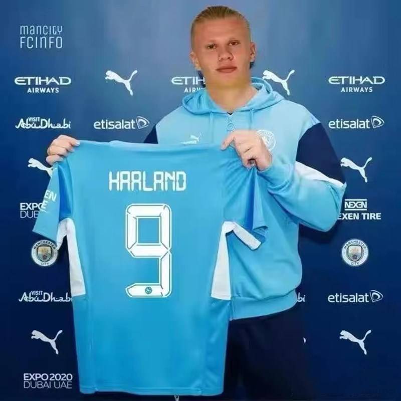 Áo Thun Số 9 Đội Tuyển Manchester City 2022-2023