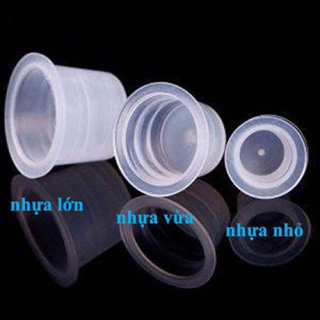 Chum Nhựa đựng mực phun xăm