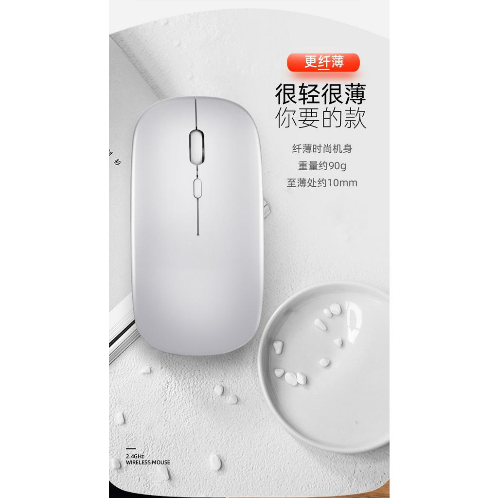 Chuột Không Dây Bluetooth 2.4ghz 5.0 Cho Laptop Máy Tính