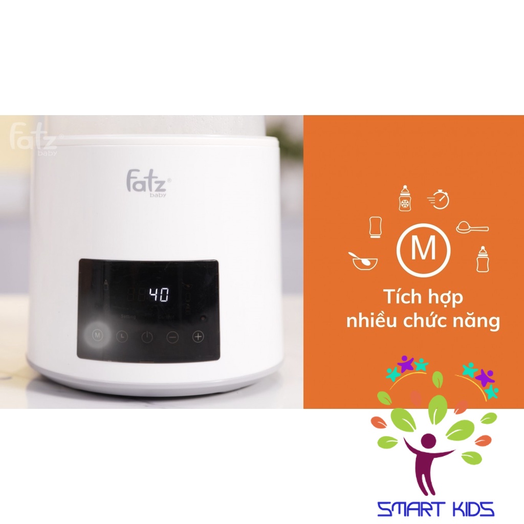 MÁY HÂM SỮA TIỆT TRÙNG ĐIỆN TỬ 4 BÌNH - QUATRO 1 - FATZ BABY FB3015CY