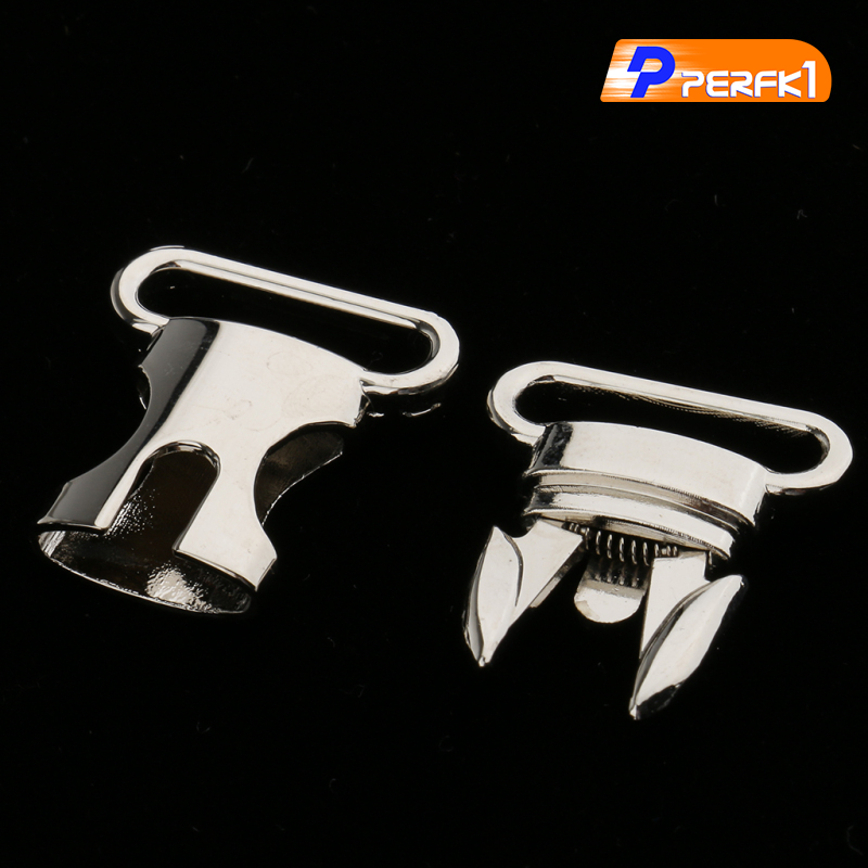 Hot-2pcs Stainless Steel Side Release Buckles for Webbing Quick Release Buckles