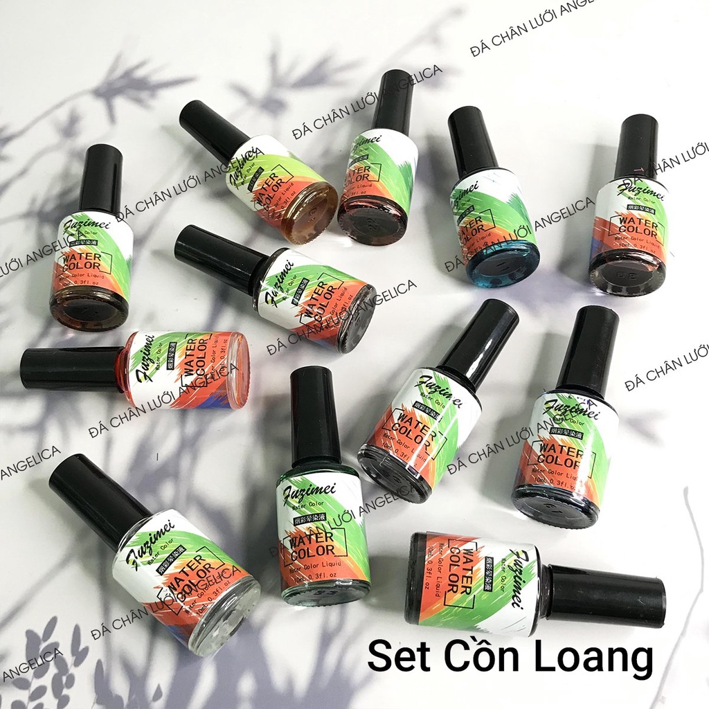 Set 12 Chai Cồn Loang ANGELICA SCL