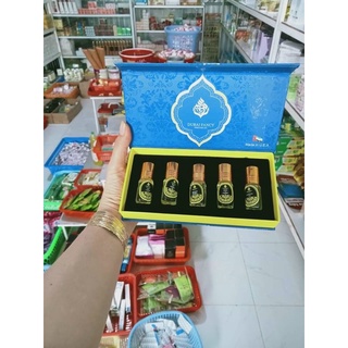 SET TINH DẦU (5 Chai) NƯỚC HOA DUBAI DẠNG LĂN