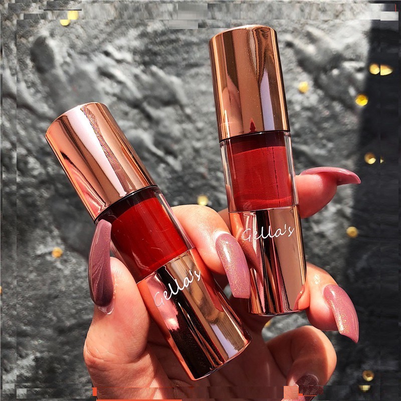 🌈🥑🍒 Son Kem Lì Gella's Mẫu Mới Vegetables Dưỡng Ẩm Tạo Hiệu Ứng Căng Mọng Môi Siu Hot - Y355