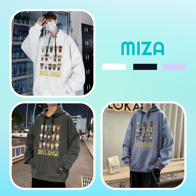 Áo hoodie unisex nam nữ cặp đôi local brand nỉ ngoại cao cấp da cá form rộng có mũ ulzzang hàn quốc cute zip SIÊU NHÂN