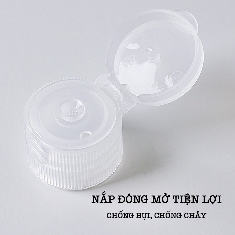 Combo 3 cái 3 size - Túi chiết mỹ phẩm kem dưỡng da du lịch, túi đựng lotion sữa dưỡng thể, dầu gội, sữa tắm nhỏ gọn