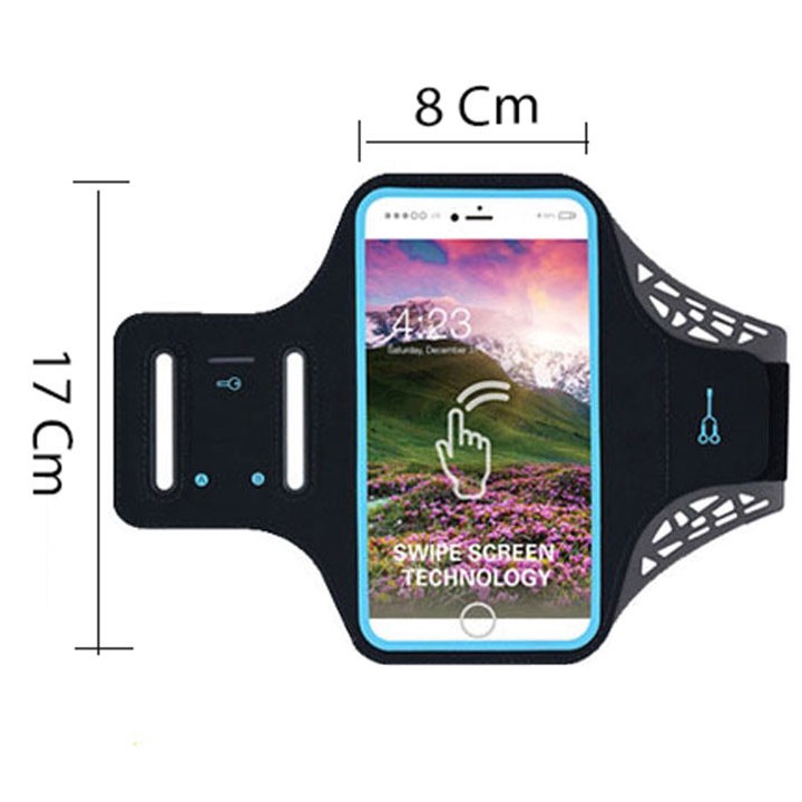 Bao Đeo Tay Điện Thoại Cao Cấp Chạy Bộ Thể Dục, Bao Đeo Bắp Tay Điện Thoại Iphone, Samsung 6.2 inch SG106