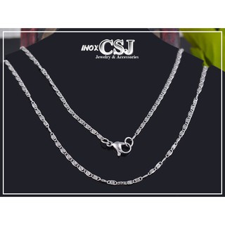 DÂY CHUYỀN NỮ INOX KIỂU XOẮN ỐC CỰC ĐẸP D010 ĐẸP MÊ LY