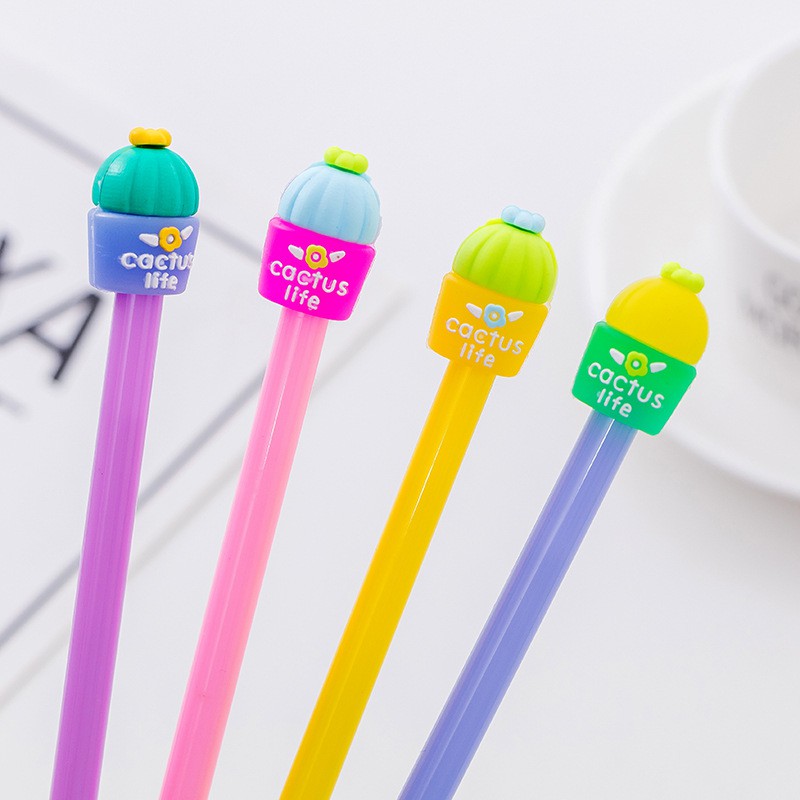 Bút chậu cây xương rồng