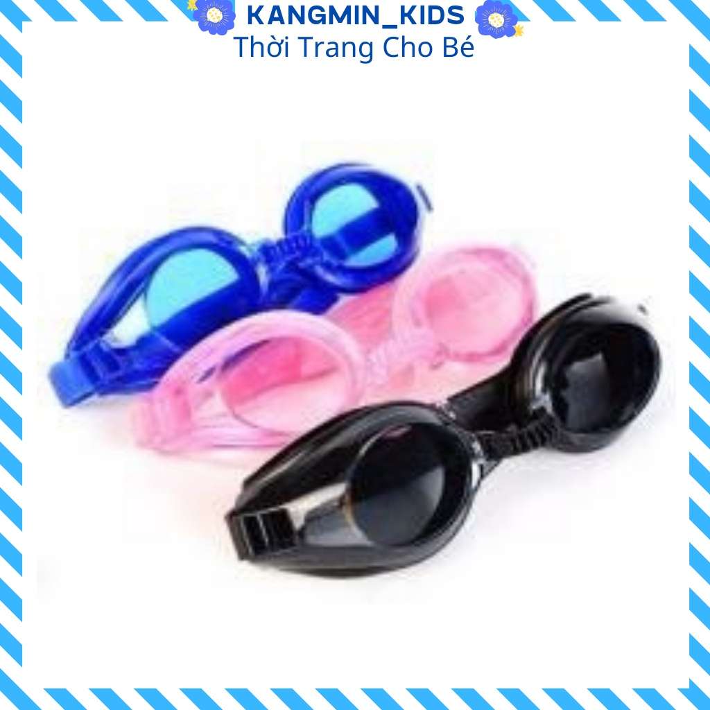 Kính Bơi cho bé Kangmin kids, Kính bơi silicon chống nước cao cấp cho bé 3-10 tuổi