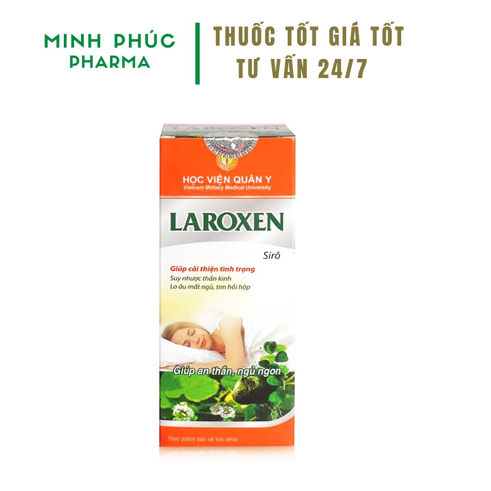 Siro Laroxen trị mất ngủ - Liệu trình 1 tháng 4 hộp laroxen giá tốt | BigBuy360 - bigbuy360.vn