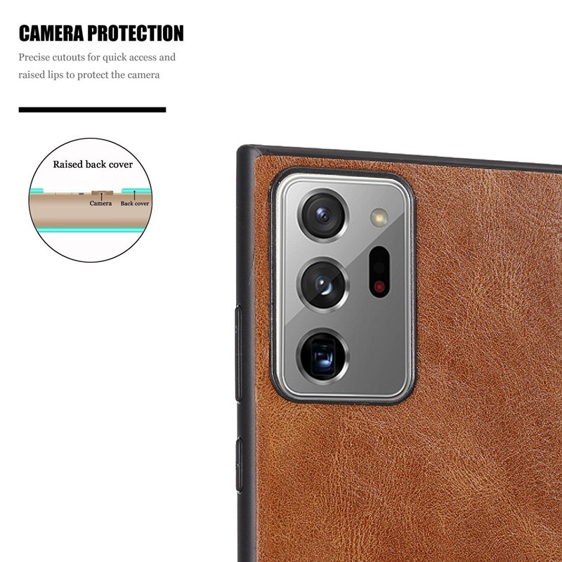 Ốp điện thoại da PU mỏng cho Samsung Galaxy S21 Note 20 S20 Ultra S20 Plus Note 10 Lite A81 M01 A01 | BigBuy360 - bigbuy360.vn