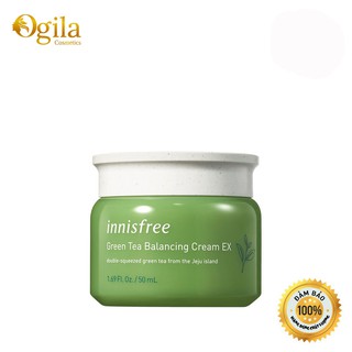 Kem Dưỡng Da Innisfree Green Tea Seed Cream 50ml phù hợp nhiều loại da, dưỡng ẩm, chống lão hóa tối ưu