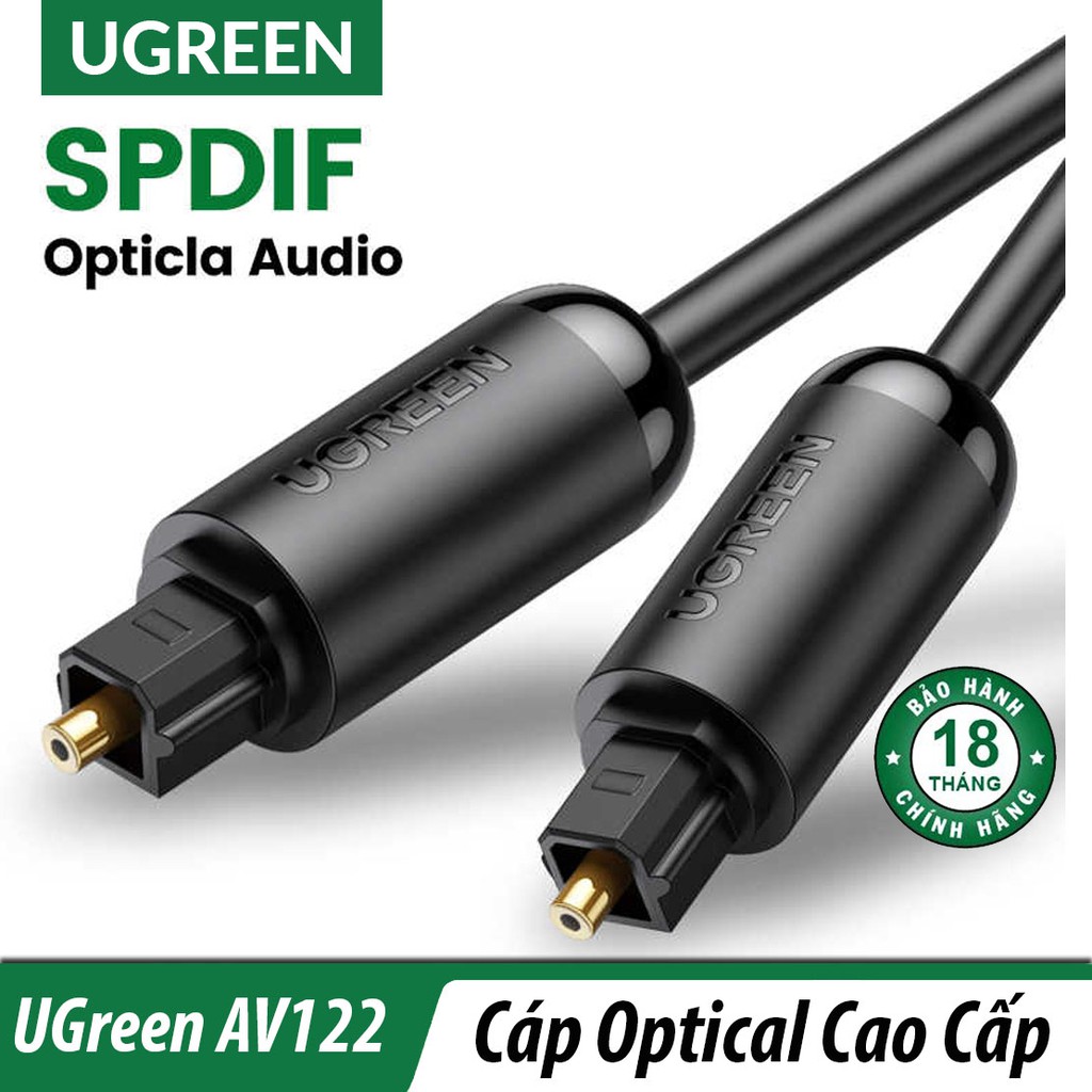 Dây Audio Quang  Cao Cấp UGreen AV122 70890 70891 70892 70893 - BH 18T Chính Hãng