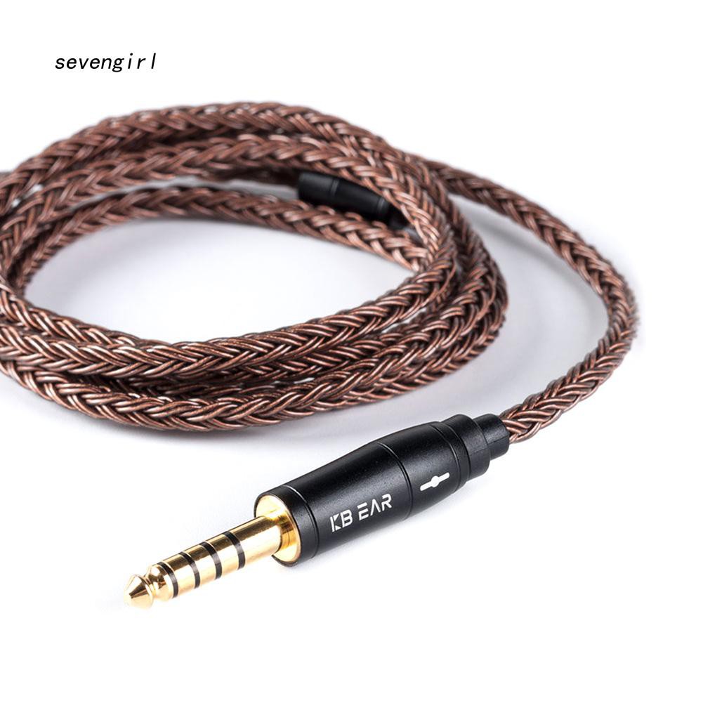 SVGL_KBEAR 2.5/3.5/4.5mm MMCX/2Pin/QDC Pure Copper 16 Cores Earphones Balanced Cable