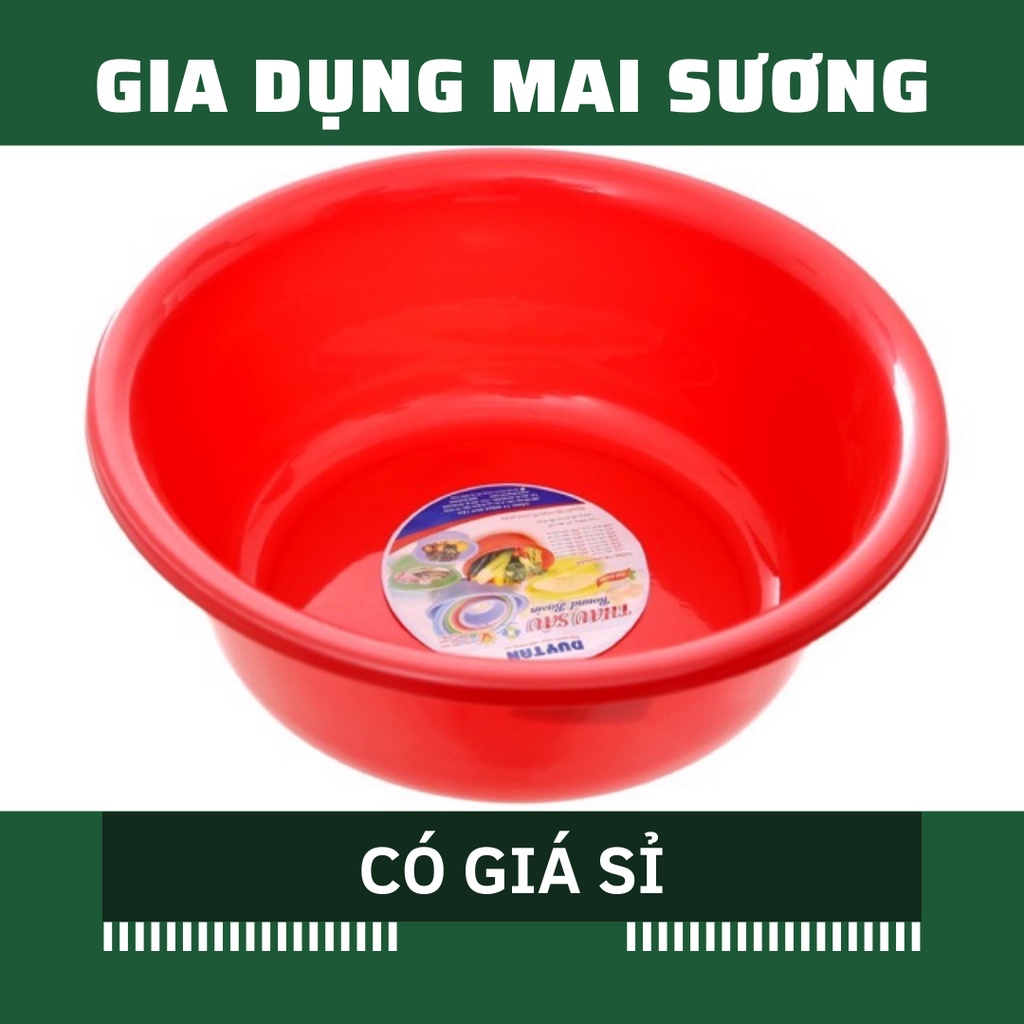 [Giá Sỉ] Thau Nhựa Duy Tân nhựa Tốt Màu Ngẫu Nhiên