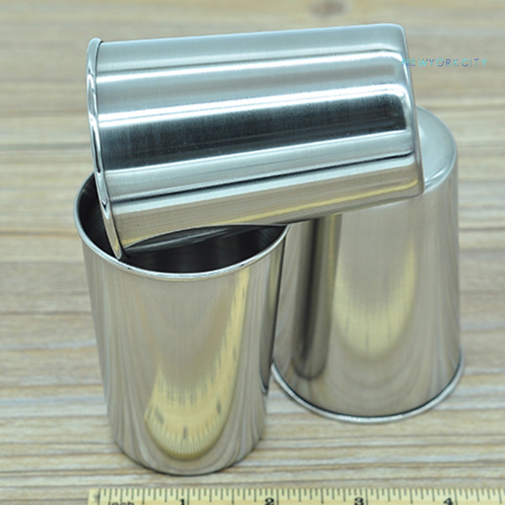 Cốc Uống Bia Bằng Thép Không Gỉ Di Động Tiện Dụng Mang Theo Du Lịch