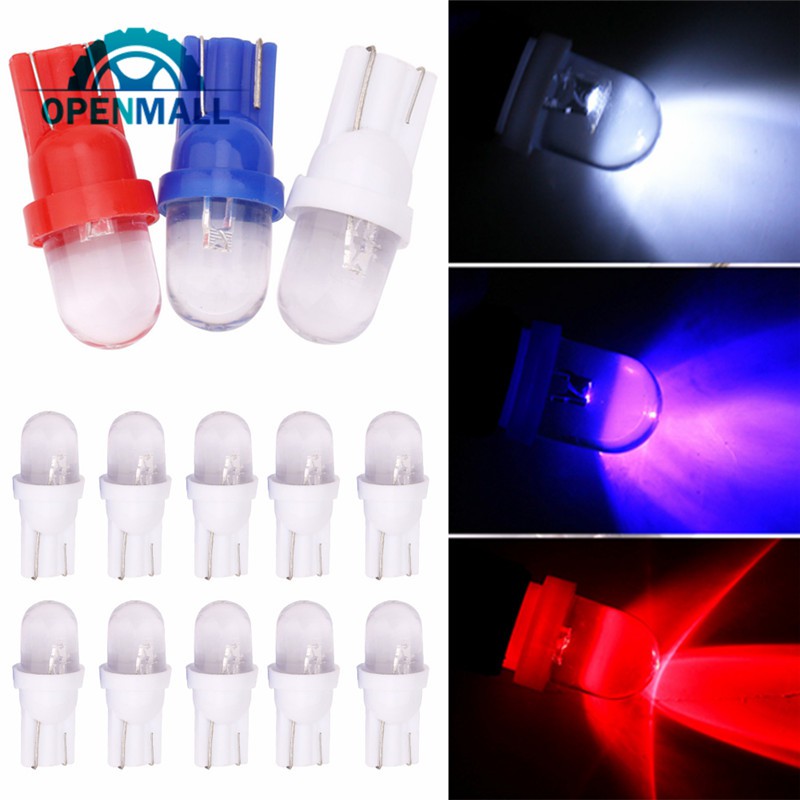 Set 10 đèn LED T10 12V gắn bảng số xe hơi chuyên dụng