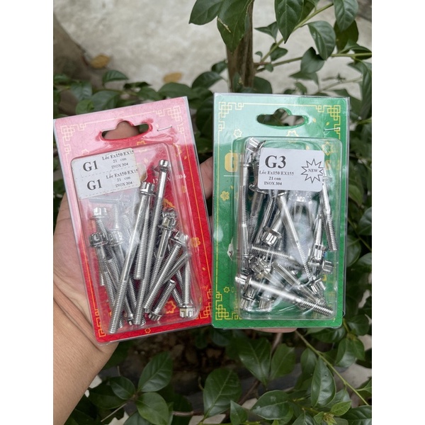 Bộ Ốc Lốc Máy Salaya Ex150 Ex155 21 Con Full Lốc Máy