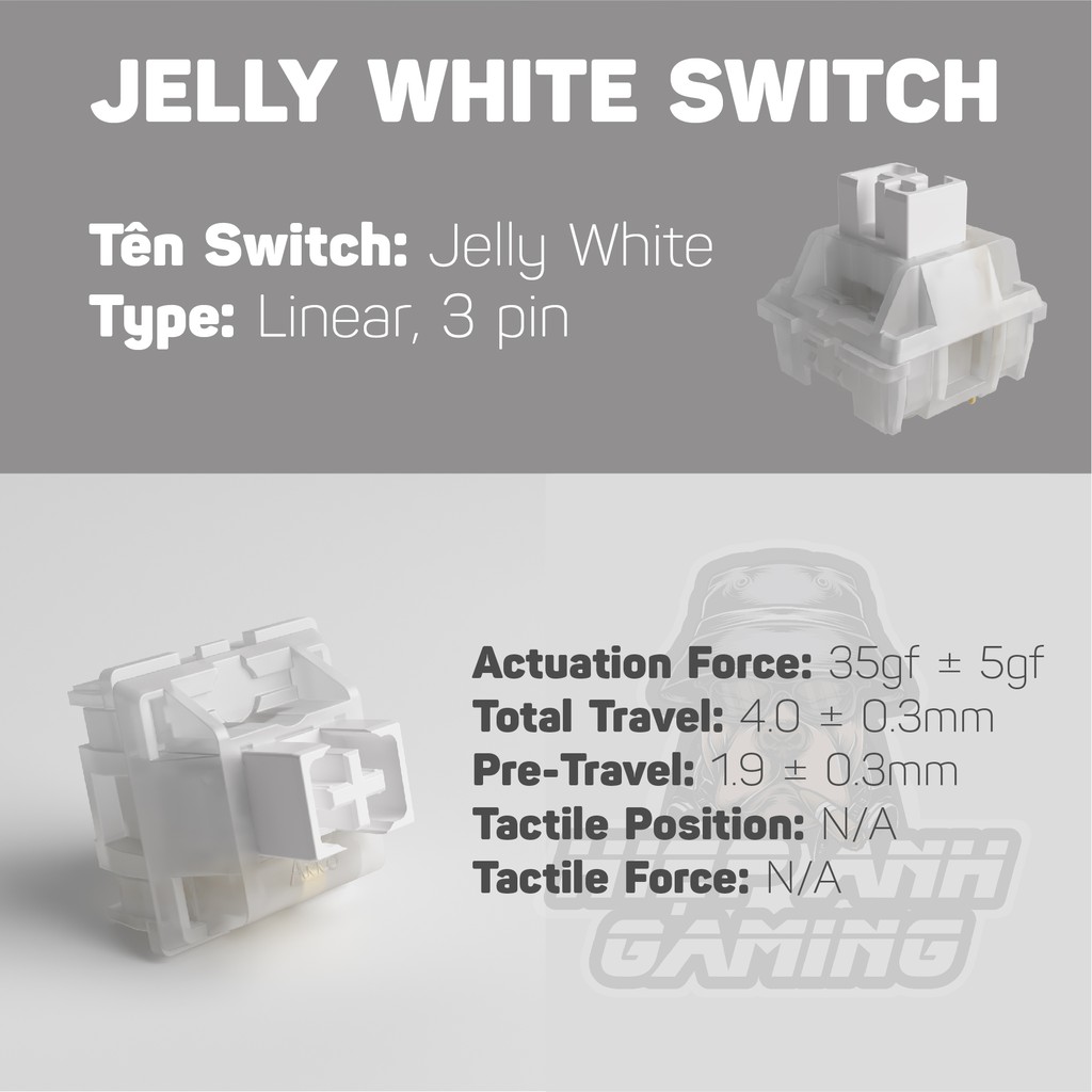 AKKO Jelly Switch dành cho bàn phím cơ  | Chính hãng Akko Việt Nam