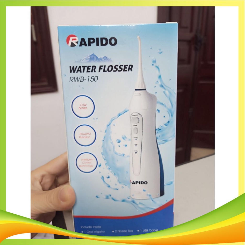 Tăm nước cầm tay Rapido RWB-150 - Hàng chính hãng