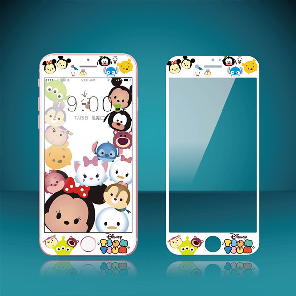 Kính Cường Lực Hoạt Hình Cho Iphone 6 6s 7 7 plus 8 6 7 8 6s