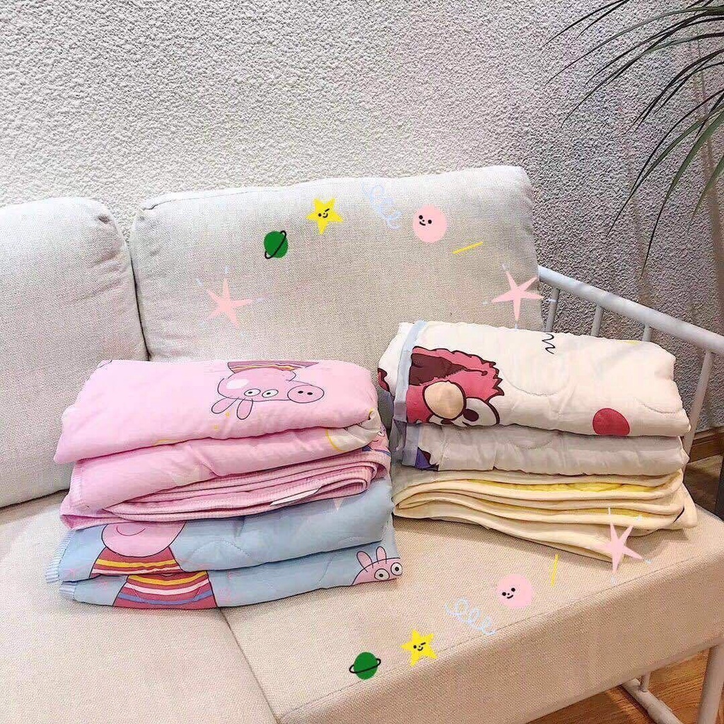Chăn đơn họa tiết Hello Kitty dễ thương cho bé mẫu giáo