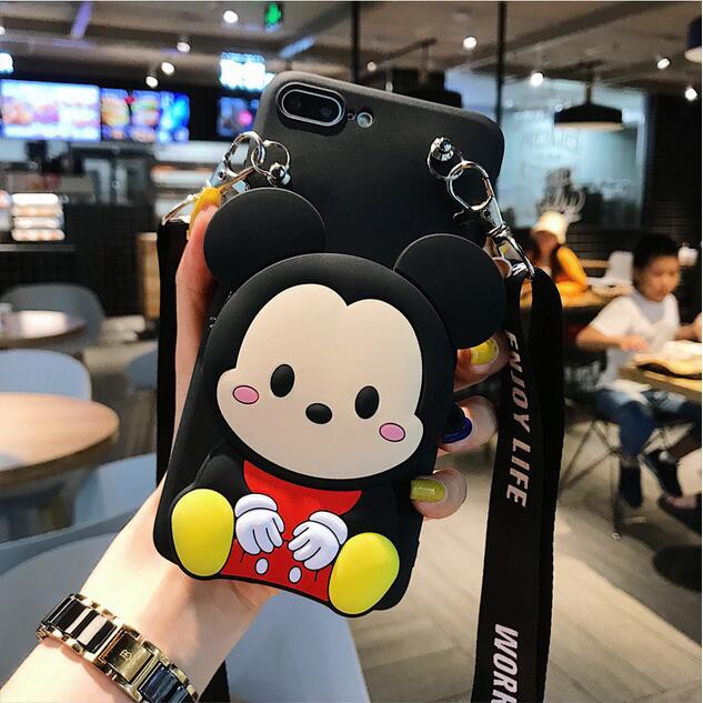 Ốp lưng ví hình chuột mickey và minnie cho OPPO Reno 3 Pro 2 Z 2F 2Z F11 F9 Pro F7 F5 Youth F3 F1S F1 F3 Plus | BigBuy360 - bigbuy360.vn