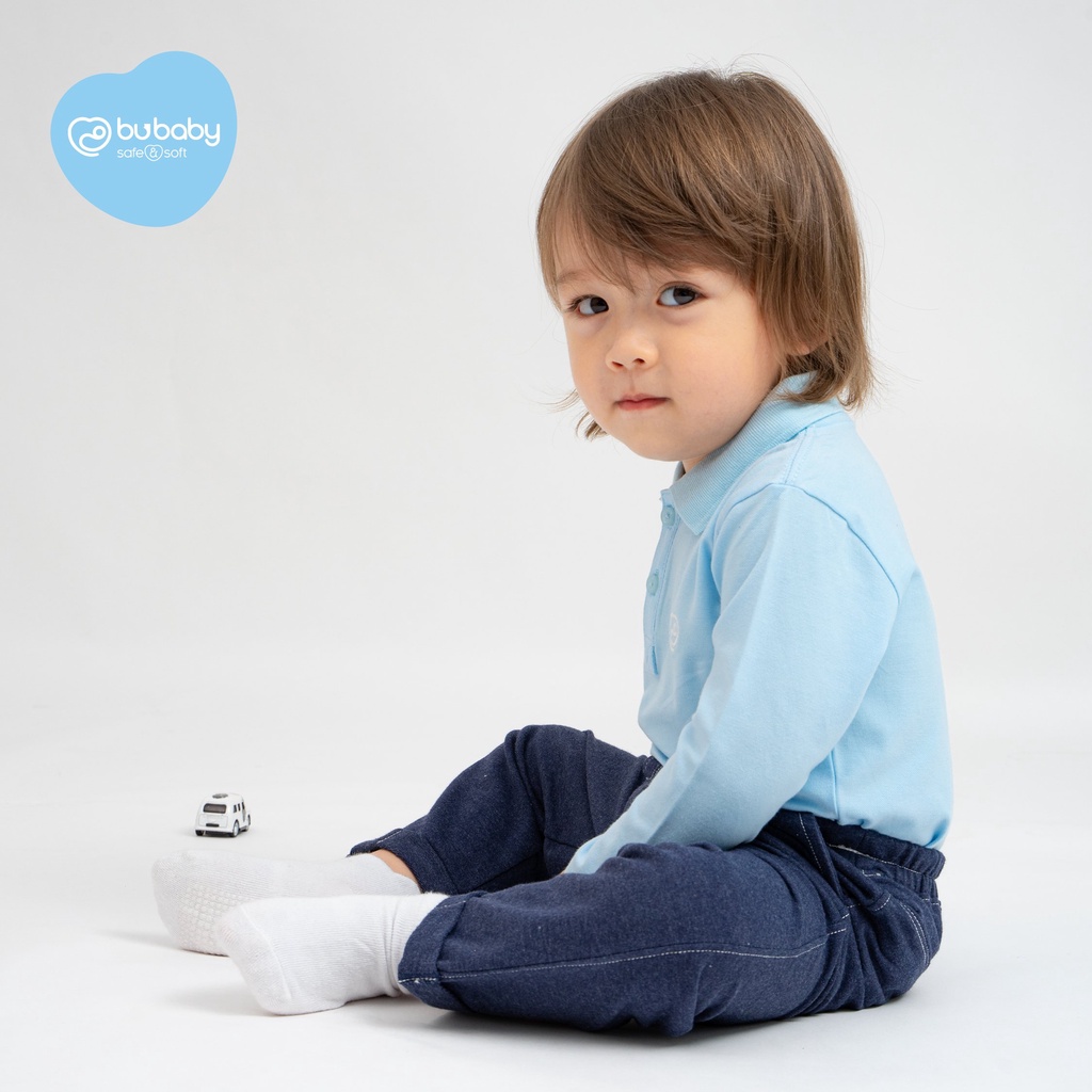 [CHÍNH HÃNG] Quần dài màu trơn trẻ em chất liệu Pure Cotton BCT410000 Bu