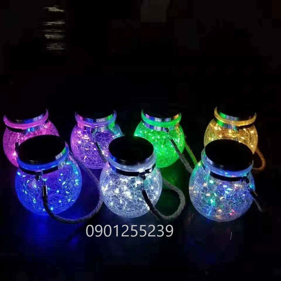 HŨ ĐÈN ĐOM ĐÓM NĂNG LƯỢNG MẶT TRỜI TRANG TRÍ SÂN VƯỜN