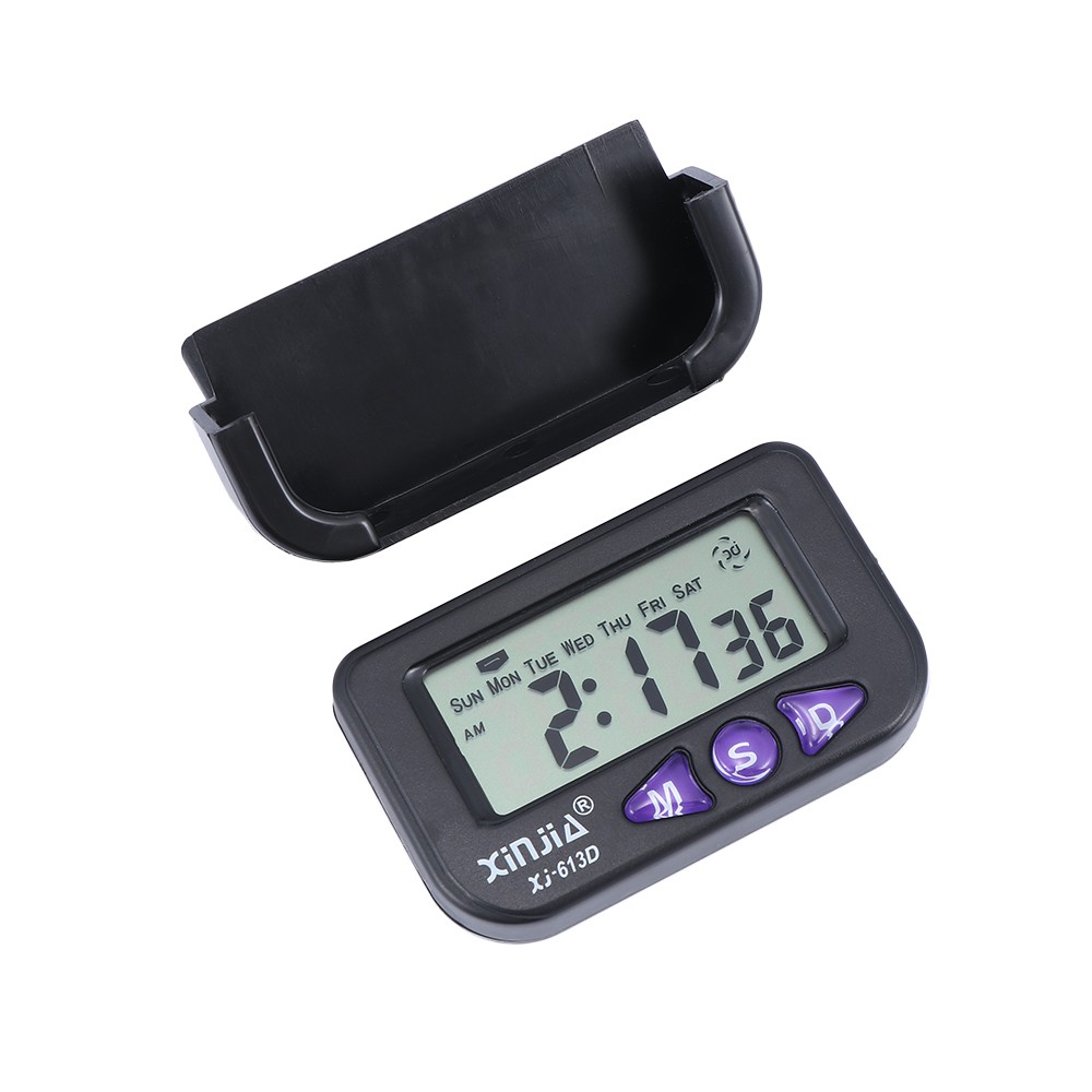 Đồng hồ điện tử báo thức có màn hình LCD nhỏ gọn 72 *44*27mm mang đi