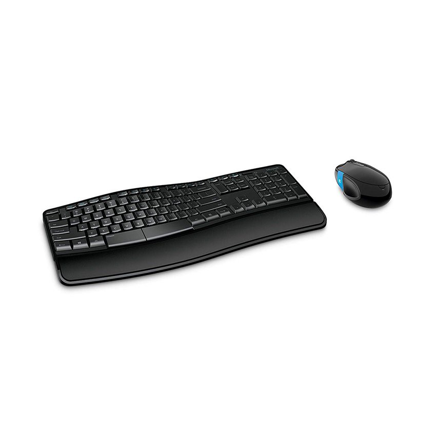 [Mã ELMALL10 giảm 10% đơn 500K] Bộ bàn phím chuột không dây Microsoft Wireless Scupt Comfort (màu đen)