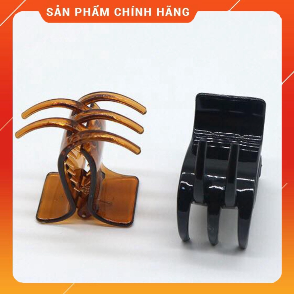 Kẹp càng cua 5 răng, 3 răng xinh xắn 2 màu nâu, đen