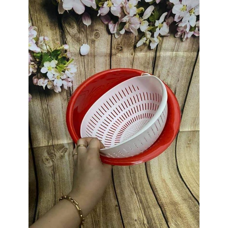 Bộ thau rổ 2in1. Hàng khuyến mãi nutifood