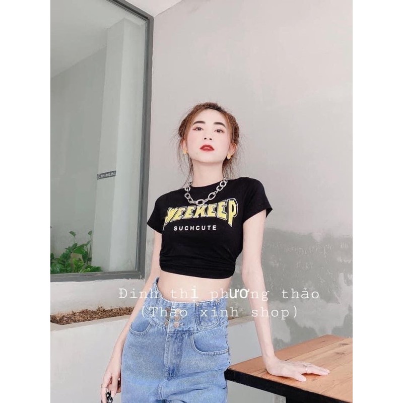 QUẦN JEANS BAGGY CẠP CAO 6 KHUY