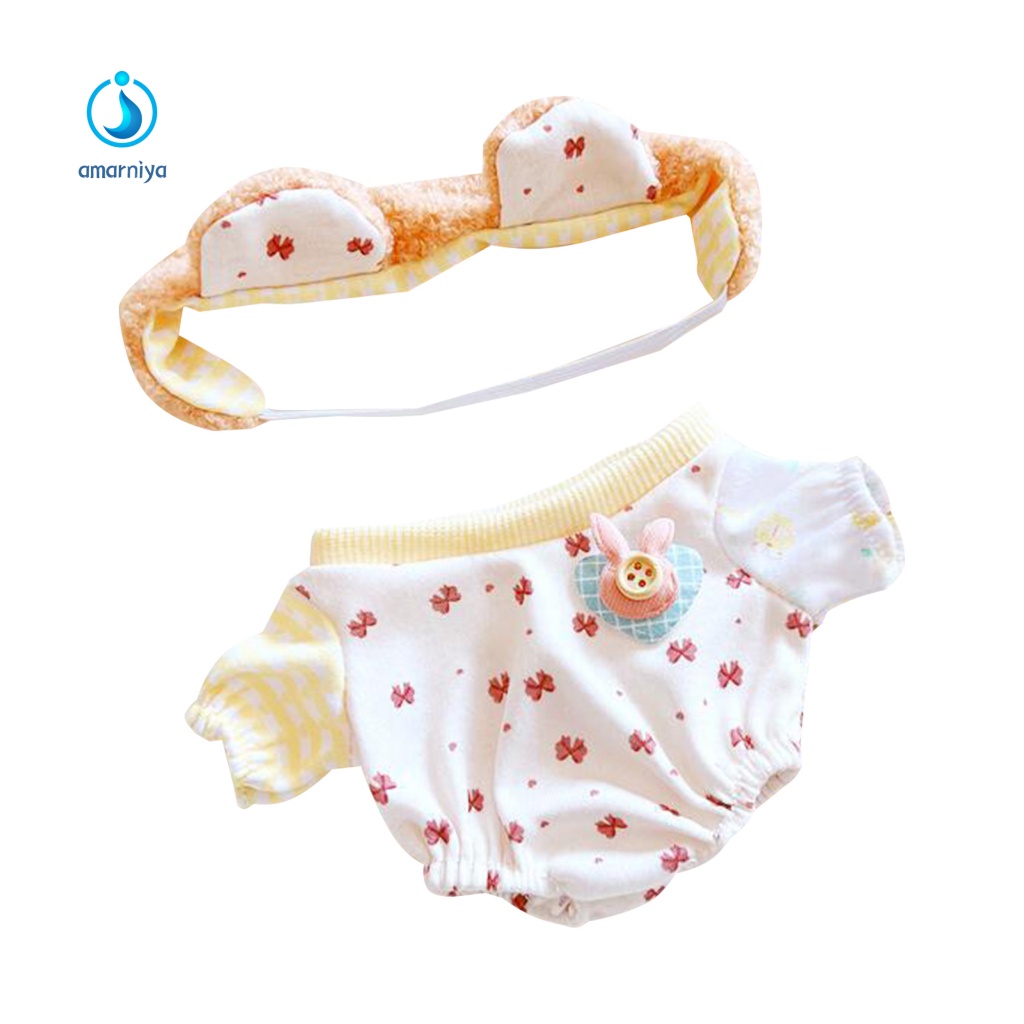 Amar Bộ Áo Liền Quần Búp Bê Mèo Xanh Dương Cà Rốt Búp Bê Thoải Mái Đáng Yêu Cho Gia Đình