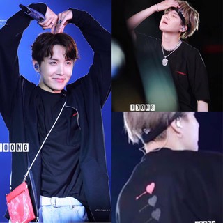 (Quà tặng kèm hình BTS) áo thun Speak yourself 3 tim đằng sau