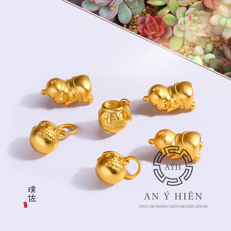 Charm Gấu Winnie Pooh #C439 ( An Ý Hiên)